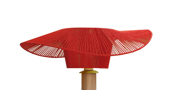 Lampadaire TOSEL PADUA bois H159xD60xP60 cm