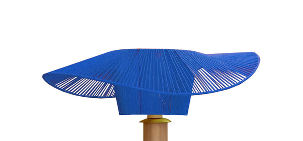 Lampadaire TOSEL PADUA bois H159xD60xP60 cm