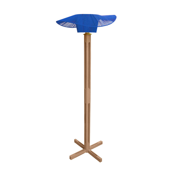 Lampadaire TOSEL PADUA bois H159xD60xP60 cm