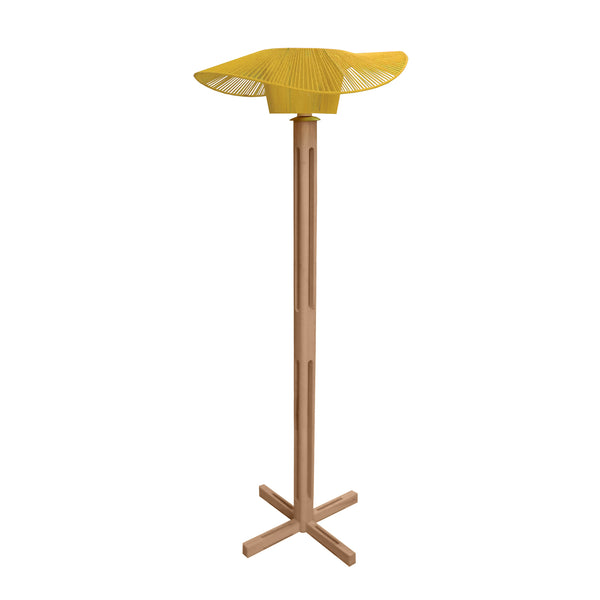 Lampadaire TOSEL PADUA bois H159xD60xP60 cm