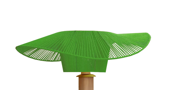 Lampadaire TOSEL PADUA bois H159xD60xP60 cm
