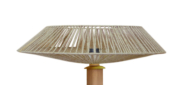 Lampadaire TOSEL PADUA CONE bois H150xD60xP60  cm