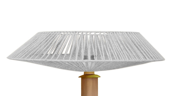 Lampadaire TOSEL PADUA CONE bois H150xD60xP60  cm