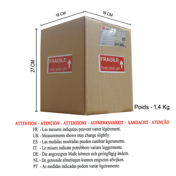 <tc>Acessório  ONDULADA  16cm - 1 Luz  </tc>