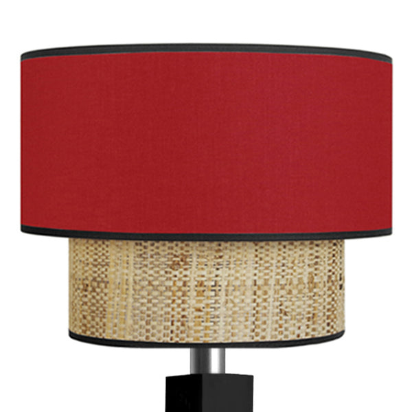 Lampadaire SIRACUSA bois colonne cube