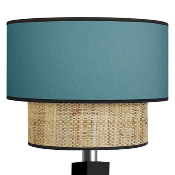 Lampadaire SIRACUSA bois colonne cube