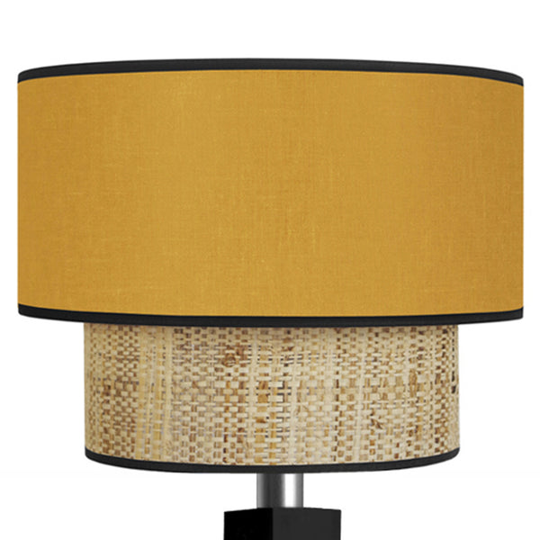 Lampadaire SIRACUSA bois colonne cube