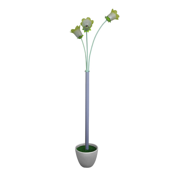 lampadaire FIORE ceramique verre bras