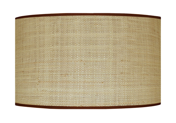 Abat-jour TOSEL CYLINDRIQUE 30,tissu, H19xD30xP30  cm.