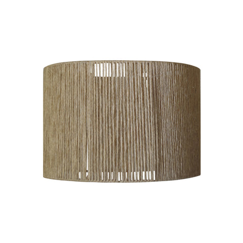 Abat-jour TOSEL VERA 25 CL,métal,fibre, H16xD25xP25  cm.