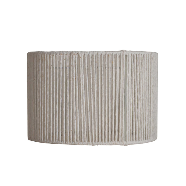 Abat-jour TOSEL VERA 25 CL,métal,fibre, H16xD25xP25  cm.