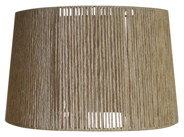 Abat-jour TOSEL VERA 45 TM,métal,fibre, H25xD35xP45  cm.