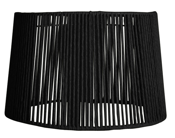 Abat-jour TOSEL VERA 50 TM,métal,fibre, H30xD40xP50  cm.