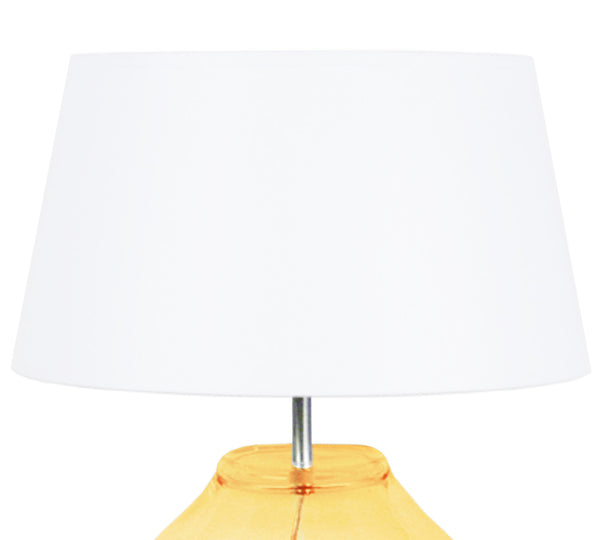 Lampe a poser TOSEL VASE,verre  , H44xD30xP30  cm.