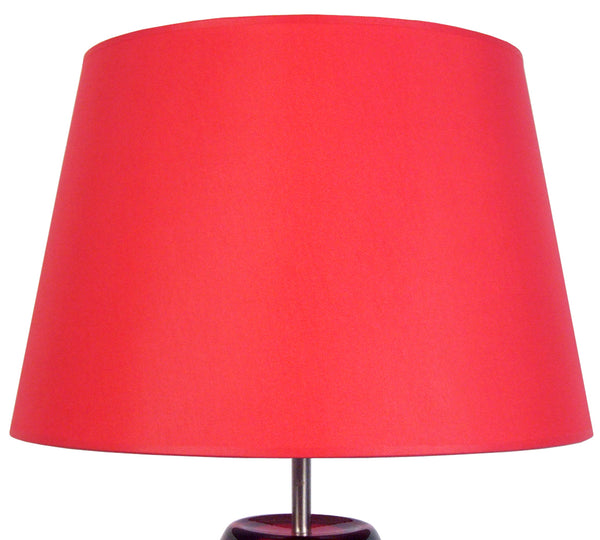 Lampe a poser TOSEL VASE,verre  , H44xD30xP30  cm.