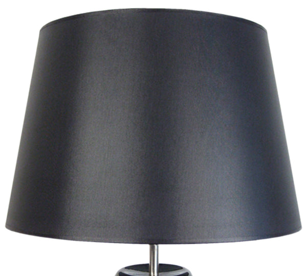Lampe a poser TOSEL VASE,verre  , H44xD30xP30  cm.