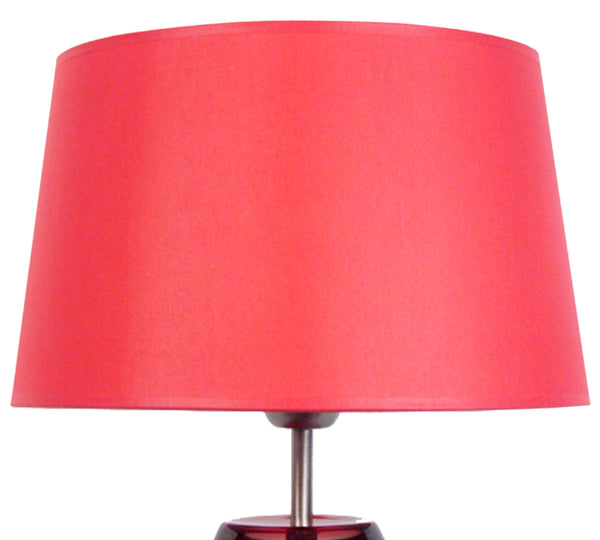 Lampe a poser TOSEL VASE,verre , H50xD35xP35  cm.