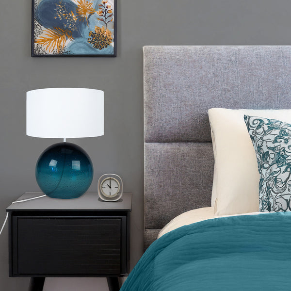 lampe a poser BURNABY boule verre