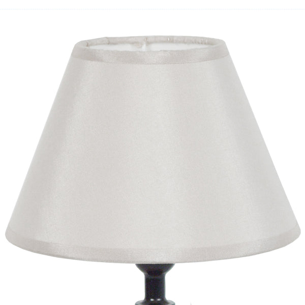 Lampe de chevet TOSEL BOIS MINOR,bois, tissu , H22xD16xP16  cm.