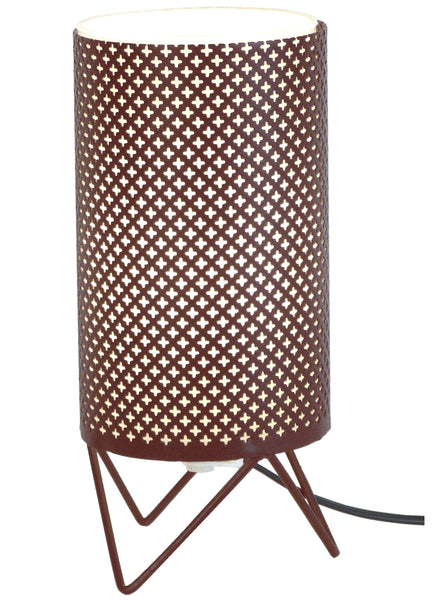 Lampe de chevet TOSEL STOCKHOLM,métal, verre  H27xD12xP12  cm.