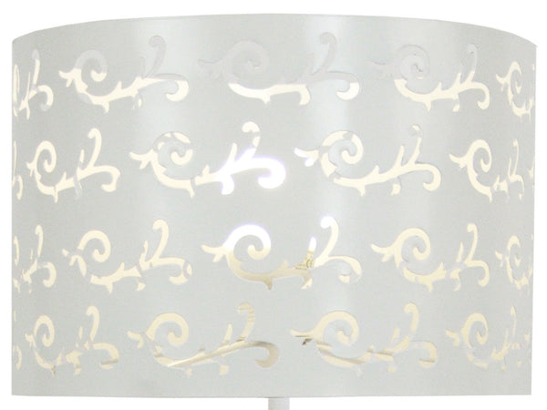 Lampe a poser TOSEL LYS,métal , H58xD30xP30  cm.