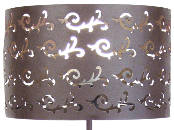 Lampe a poser TOSEL LYS,métal , H58xD30xP30  cm.