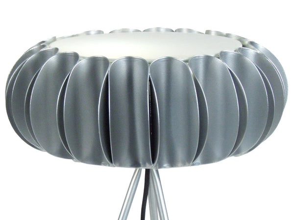 Lampe a poser TOSEL TIAGO,métal , H35xD30xP30  cm.