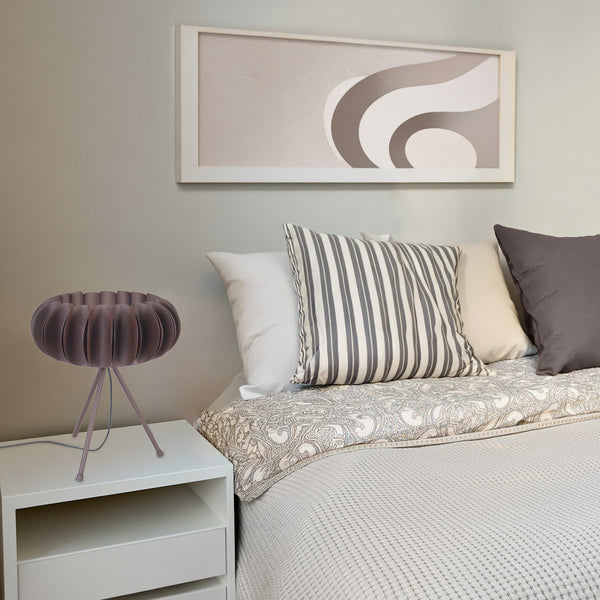 Lampe a poser TOSEL TIAGO,métal , H35xD30xP30  cm.