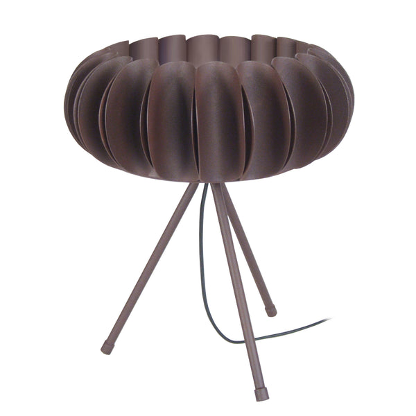 Lampe a poser TOSEL TIAGO,métal , H35xD30xP30  cm.