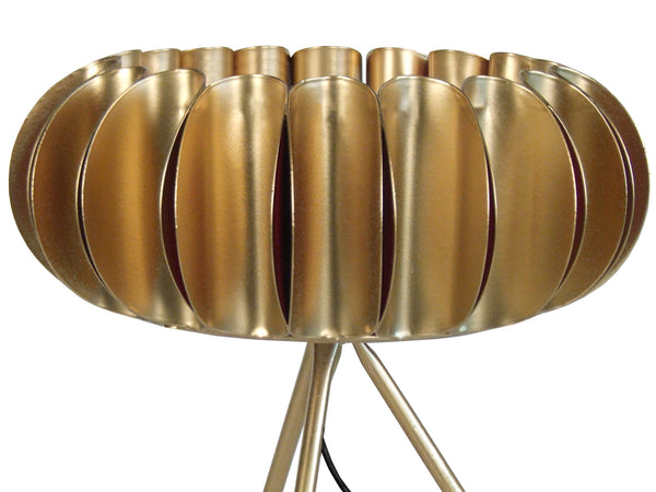 Lampe a poser TOSEL TIAGO,métal , H35xD30xP30  cm.