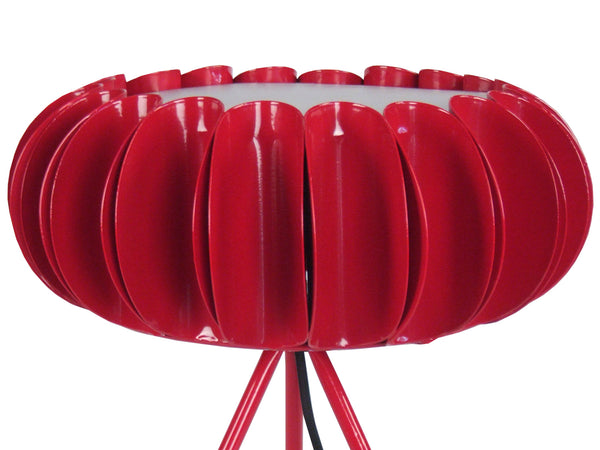 Lampe a poser TOSEL TIAGO,métal , H35xD30xP30  cm.