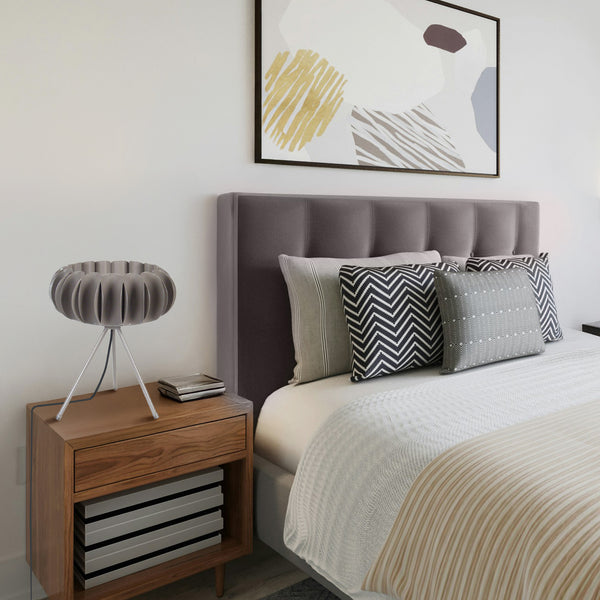 Lampe a poser TOSEL TIAGO,métal , H35xD30xP30  cm.