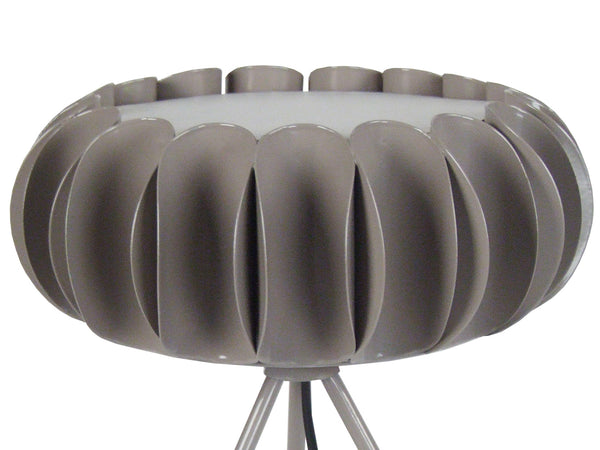 Lampe a poser TOSEL TIAGO,métal , H35xD30xP30  cm.