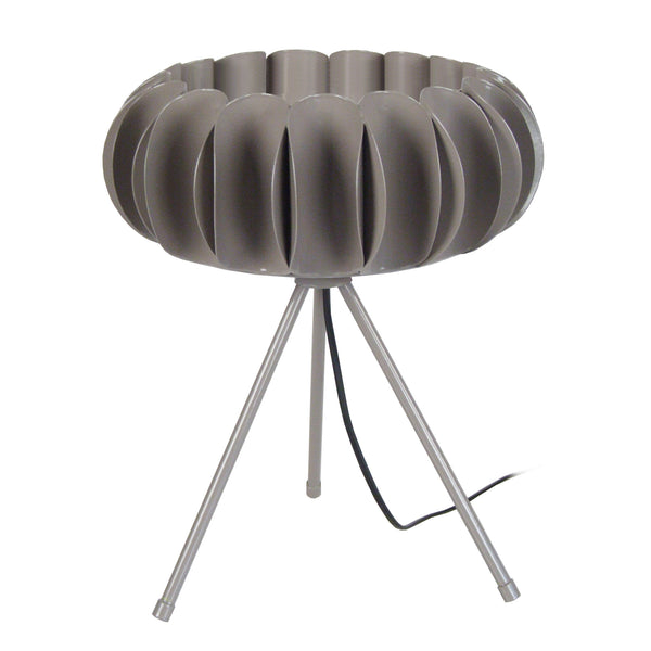 Lampe a poser TOSEL TIAGO,métal , H35xD30xP30  cm.