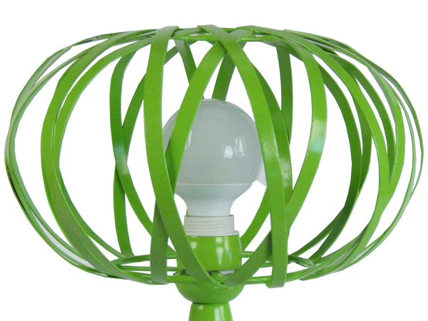 Lampe a poser TOSEL CITROUILLE,métal , H45xD30xP30  cm.