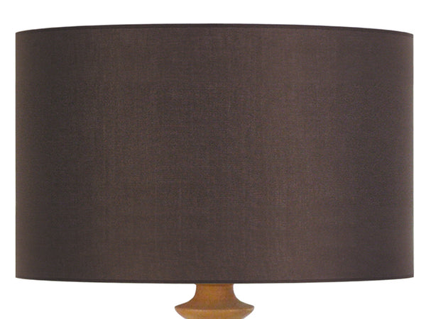 Lampe a poser TOSEL ANAIS,bois, H84xD35xP35  cm.