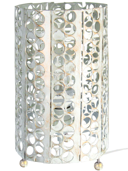 Lampe de chevet TOSEL ZEN,métal, H29xD16xP16  cm.