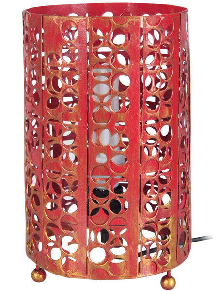 Lampe de chevet TOSEL ZEN,métal, H29xD16xP16  cm.