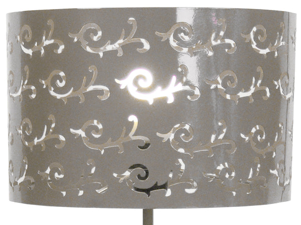 Lampe a poser TOSEL LYS,métal , H58xD30xP30  cm.