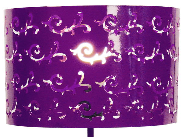 Lampe a poser TOSEL LYS,métal , H58xD30xP30  cm.