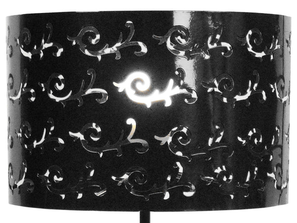 Lampe a poser TOSEL LYS,métal , H58xD30xP30  cm.