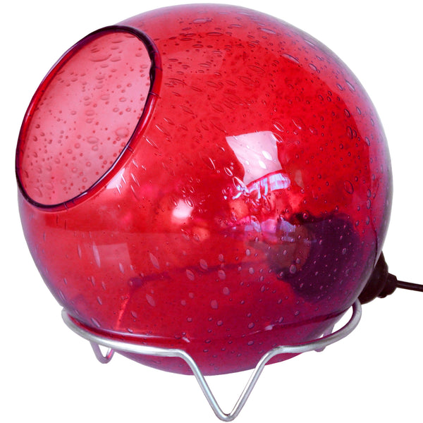 Lampe de chevet TOSEL BOULLEGOSA,verre , H19xD20xP20  cm.