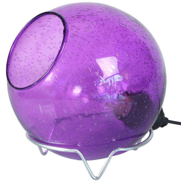 Lampe de chevet TOSEL BOULLEGOSA,verre , H19xD20xP20  cm.