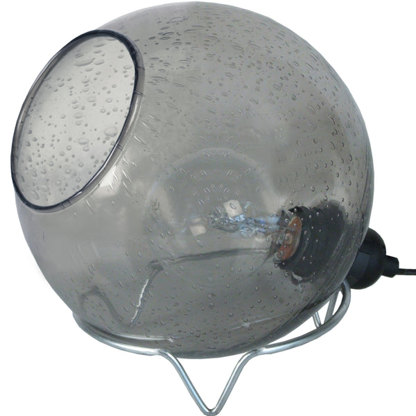 Lampe de chevet TOSEL BOULLEGOSA,verre , H19xD20xP20  cm.