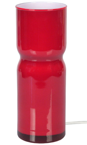 Lampe de chevet TOSEL SAGOMATO,verre, H27xD10xP10  cm.
