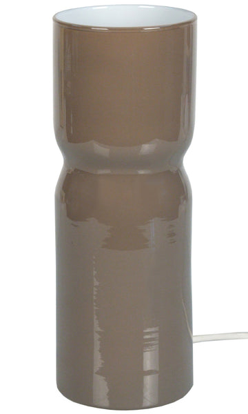 Lampe de chevet TOSEL SAGOMATO,verre, H27xD10xP10  cm.