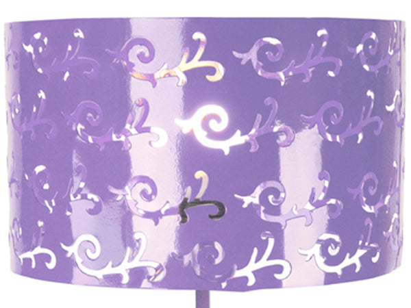 Lampe a poser TOSEL LYS,métal , H58xD30xP30  cm.