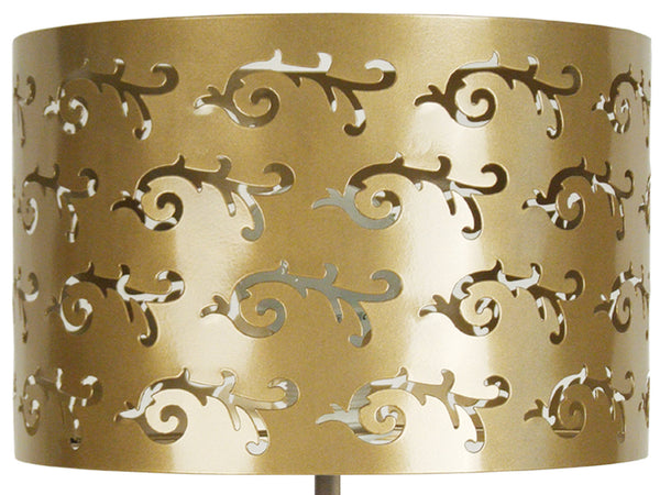 Lampe a poser TOSEL LYS,métal , H58xD30xP30  cm.