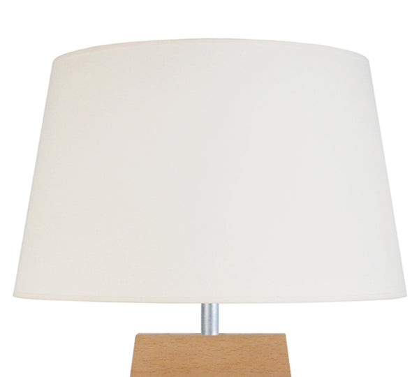 Lampe de chevet TOSEL VILI,bois , H54xD30xP30  cm.