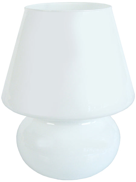 Lampe a poser TOSEL FUNGUS,verre , H35,5xD26,5xP26,5  cm.